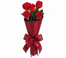 Букет 5 Красных роз Эдлесс Лав в Тоннельном