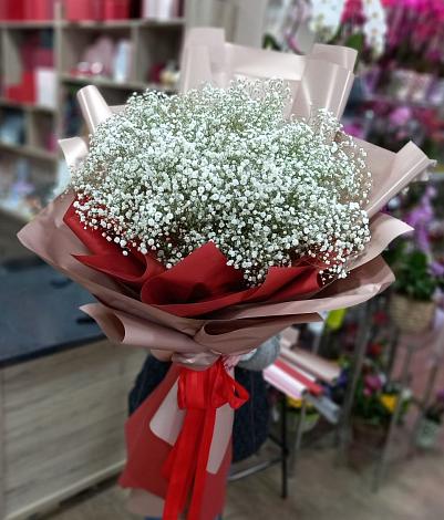 Букет цветов из: Гипсофила в Тоннельном