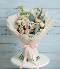 Букет цветов из:  Розы и Лизиантусы в Тоннельном