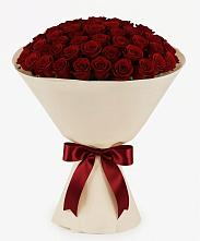 Букет 101 Бордовая роза Блэк Бакарра в Тоннельном