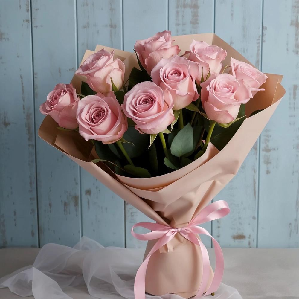 Букет цветов из: Розы в Тоннельном