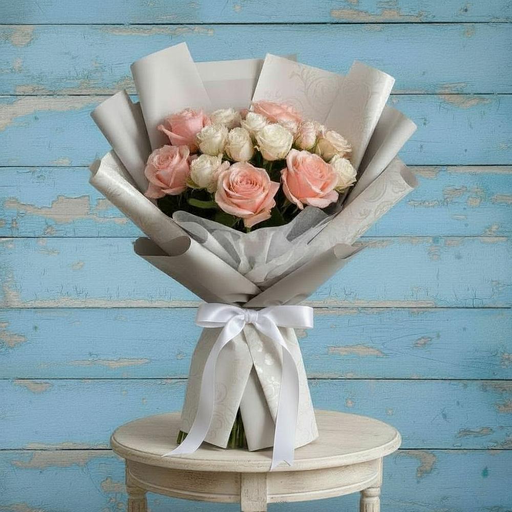 Букет цветов из: Розы в Тоннельном