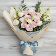 Букет цветов из:  Лизиантусы в Тоннельном