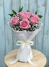 Букет цветов из:  Розы #REPLACE_PRED# Тоннельном