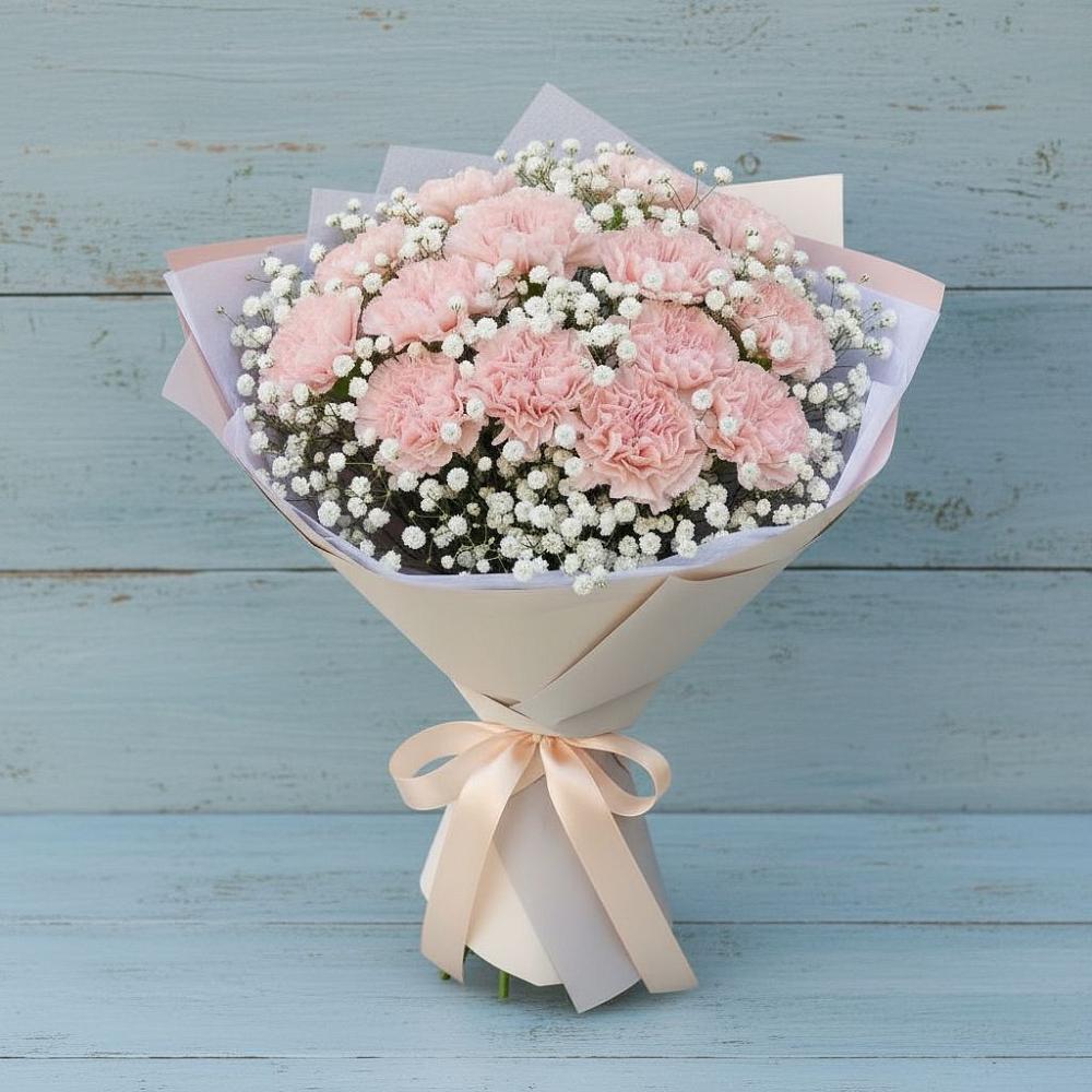 Букет цветов из: Гвоздики в Тоннельном