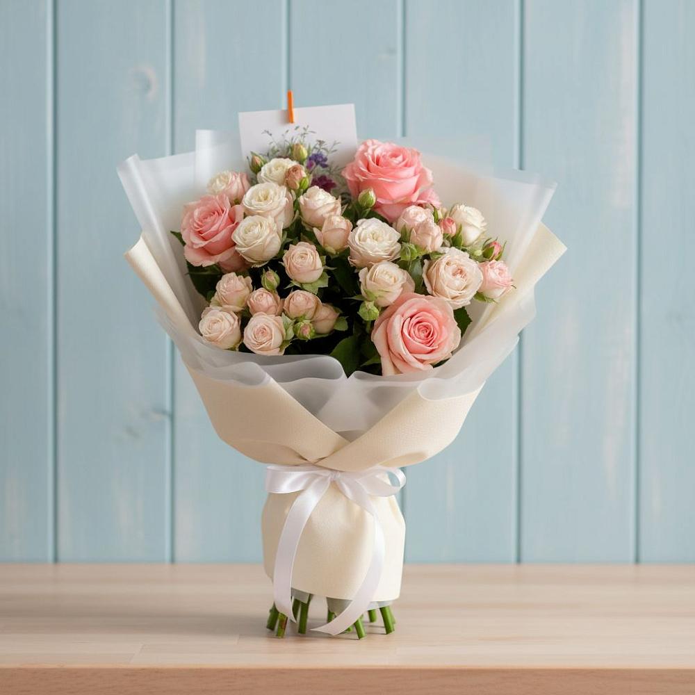 Букет цветов из: Розы в Тоннельном