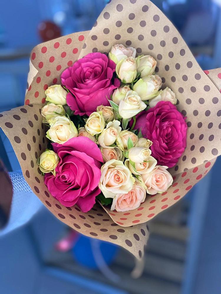 Букет цветов из: Розы в Тоннельном