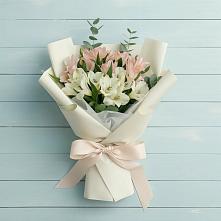 Букет цветов из:  Альстромерии в Тоннельном