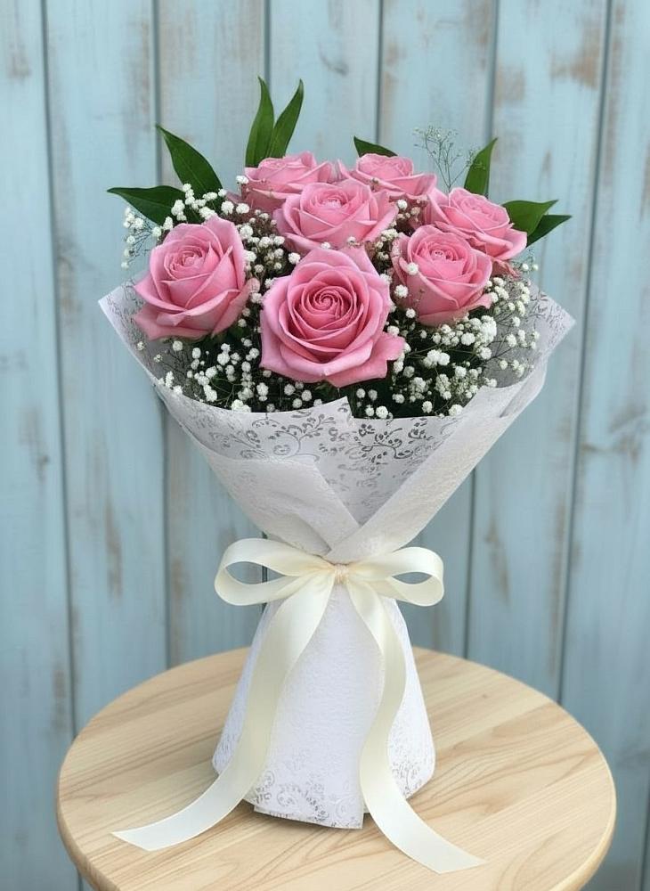 Букет цветов из: Розы в Тоннельном