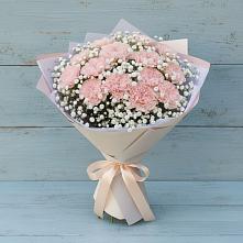 Букет цветов из:  Гвоздики в Тоннельном