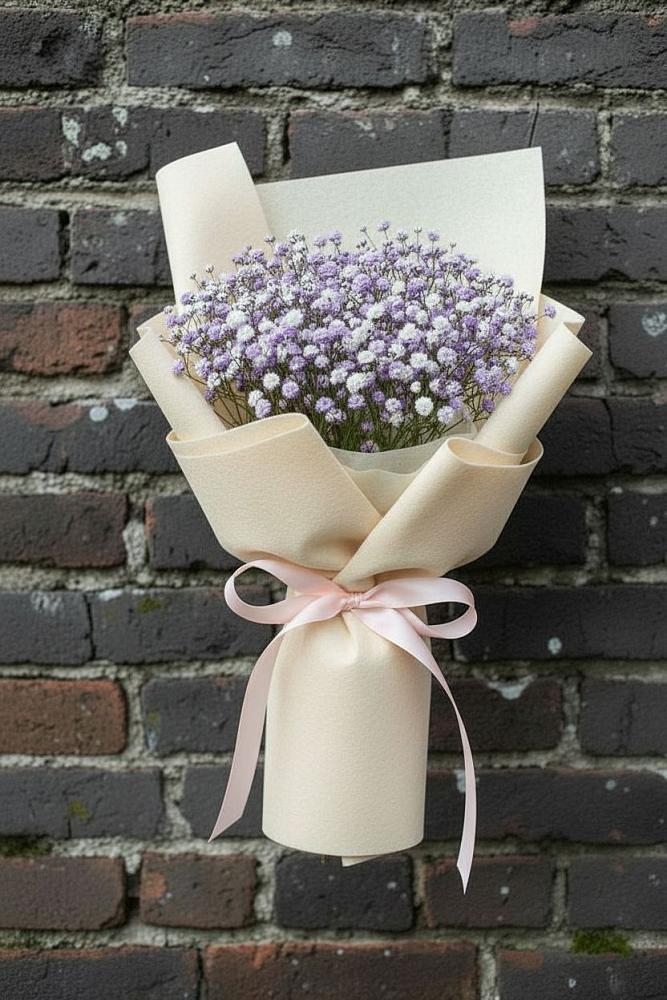 Букет цветов из: Гипсофила в Тоннельном