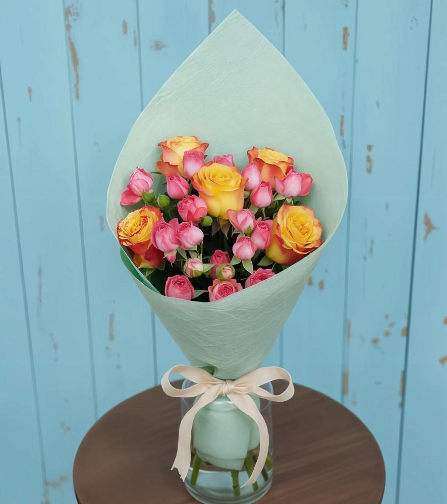 Букет цветов из: Розы в Тоннельном