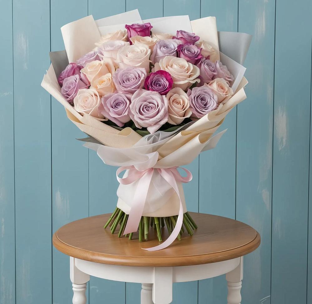 Букет цветов из: Розы в Тоннельном