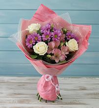 Букет цветов из:  Герберы в Тоннельном