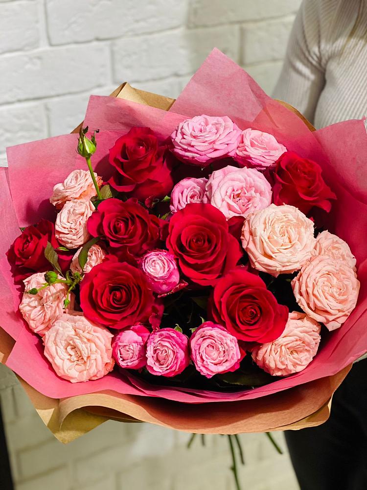 Букет цветов из: Розы в Тоннельном