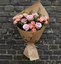 Букет цветов из:  Розы #REPLACE_PRED# Тоннельном