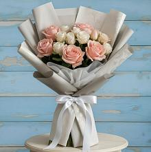 Букет цветов из:  Розы #REPLACE_PRED# Тоннельном