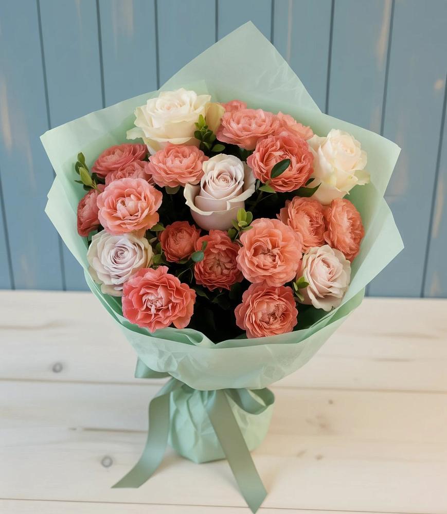 Букет цветов из: Розы в Тоннельном