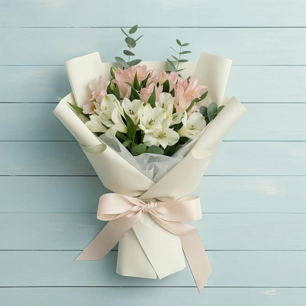 Букет цветов из: Альстромерии в Тоннельном