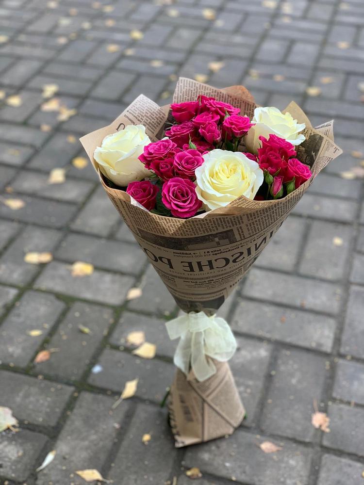 Букет цветов из: Розы в Тоннельном