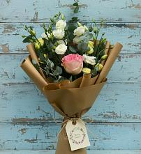 Букет цветов из:  Розы и Лизиантусы в Тоннельном
