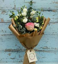 Букет цветов из:  Розы и Лизиантусы в Тоннельном